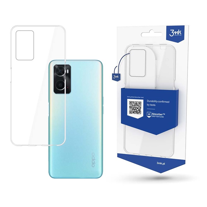 Védőtok 3mk Skinny Oppo A76 telefonhoz - Átlátszó KP20155