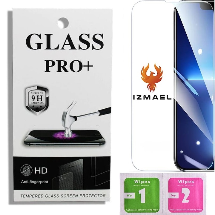 Izmael 9D prémium védőüveg Samsung Galaxy A52 5G/Galaxy A52 4G/Galaxy A52s 5G készülékhez - Átlátszó KP23096