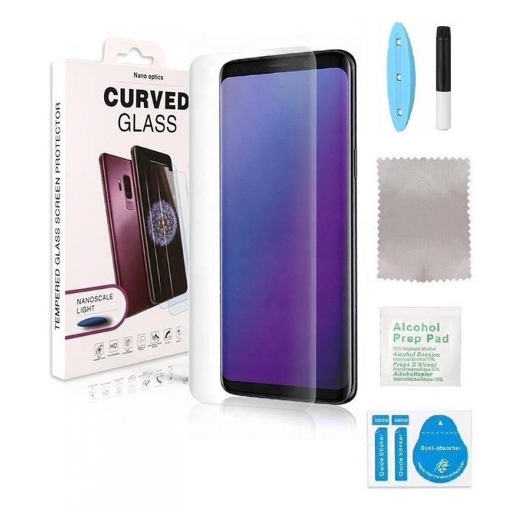 UV-védő üveg Samsung Galaxy S22 Plus készülékhez - Átlátszó KP16962, Izmael
