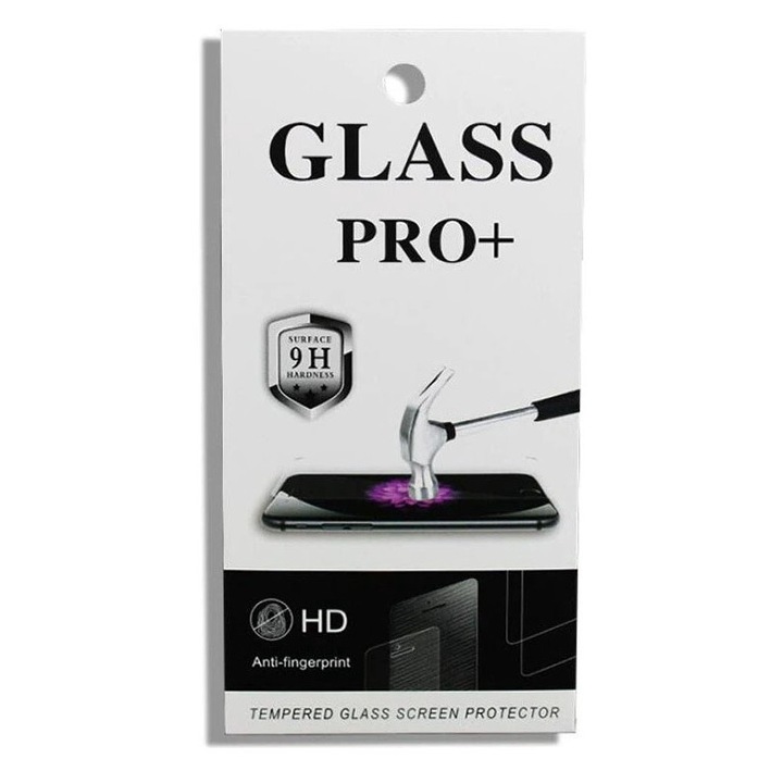 Prémium védőtok, Izmael 9D, Infinix Hot 12 telefonhoz, Üveg, Átlátszó