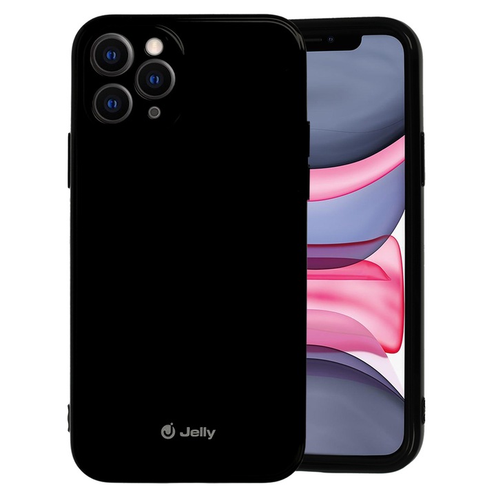 Кейс за Samsung Galaxy A73, I-Jelly, TPU, черен