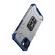 Husa Crystal Ring pentru Apple iPhone 13 - Albastru/Argintiu