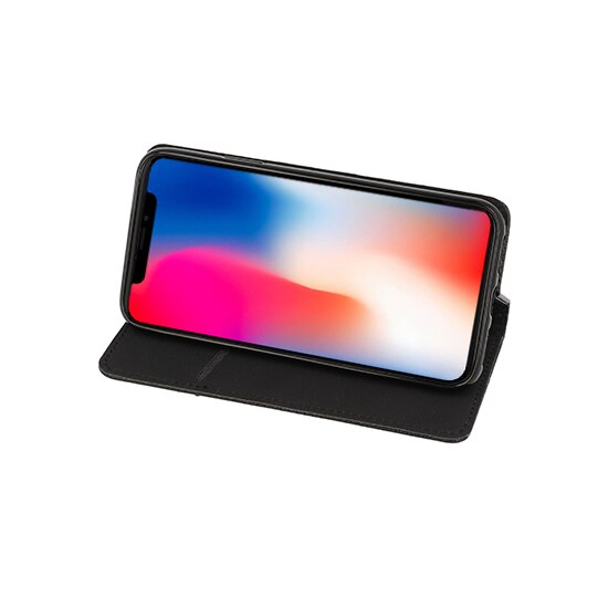 Husa flip Smart Book MAGNET pentru HUAWEI P SMART (2019) neagra