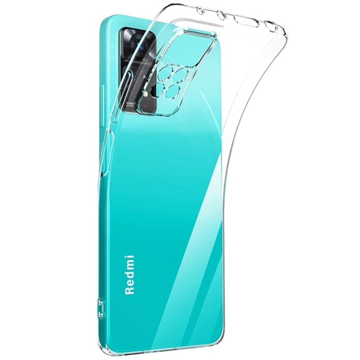 Husa pentru telefon TPU ultra clara pentru telefonul Xiaomi Redmi Note 11S/Redmi Note 10 4G - transparenta KP23664