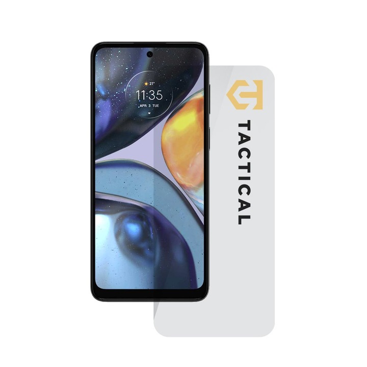 Taktikai üvegpajzs 2.5D sklo pro Motorola E32/E32s/G22 Tiszta