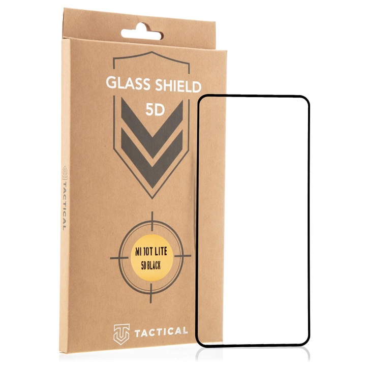 Tactical Glass Shield 5D Glass for Xiaomi Mi 10T Lite - Fekete KP8416