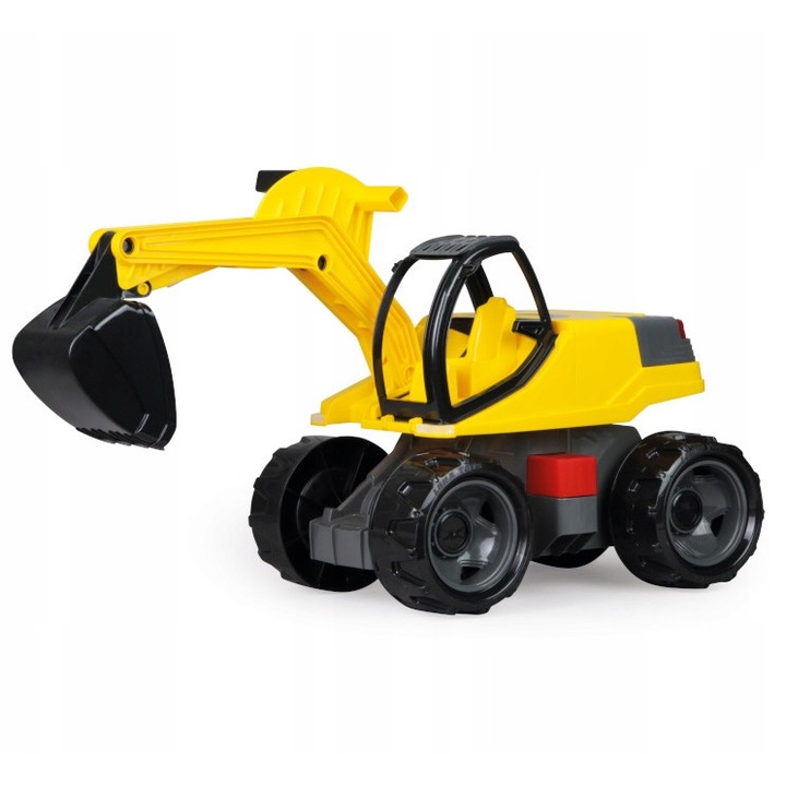 Играчка багер Lena, Пластмаса, 63 см, Жълт/Черен
