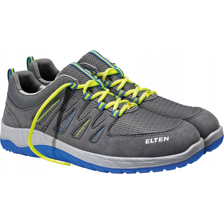 Pantofi de protectie unisex, Elten, Textil, Gri, 40 EU