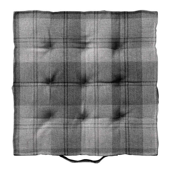 Възглавница за седалка, Dekoria, Текстил, 40 x 40 x 6 см, Сива