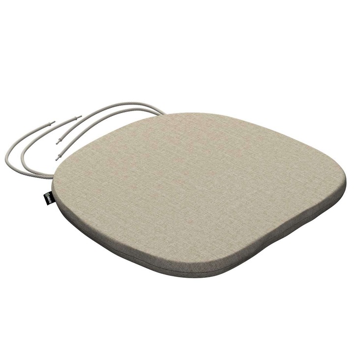 Възглавница за стол Dekoria, Текстил, 40 x 37 x 2,5 см, Бежов