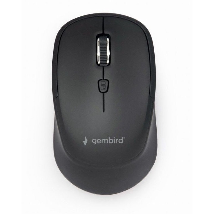 Безжична мишка, Gembird, 1600 dpi, черна