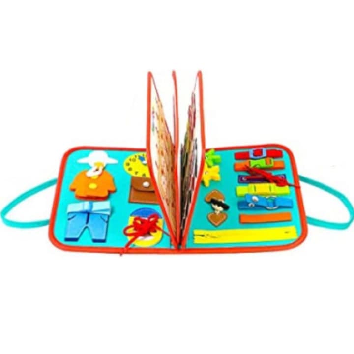 OEM Montessori oktatókönyv, érzékszervi tevékenységekkel, táska típus, 1-6 éves korig, könnyű utazójáték, kiterjedt tevékenység