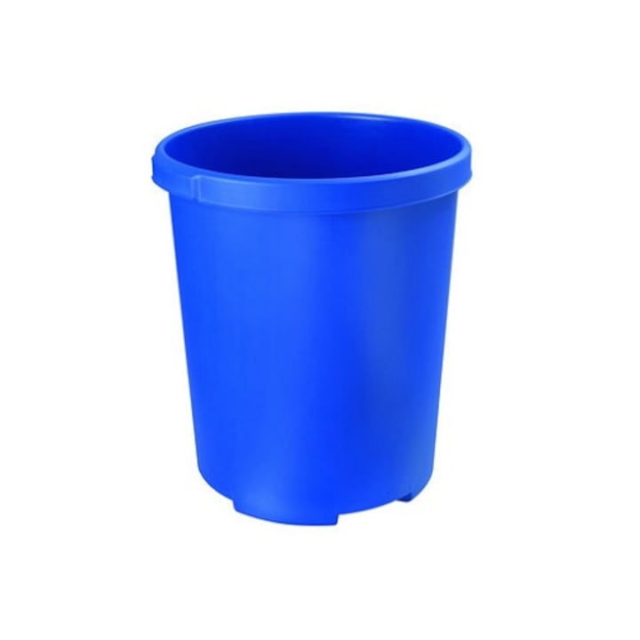 Cos de birou pentru hartii, 50 litri, (optional cu rotile), HAN Mobil XXL - albastru