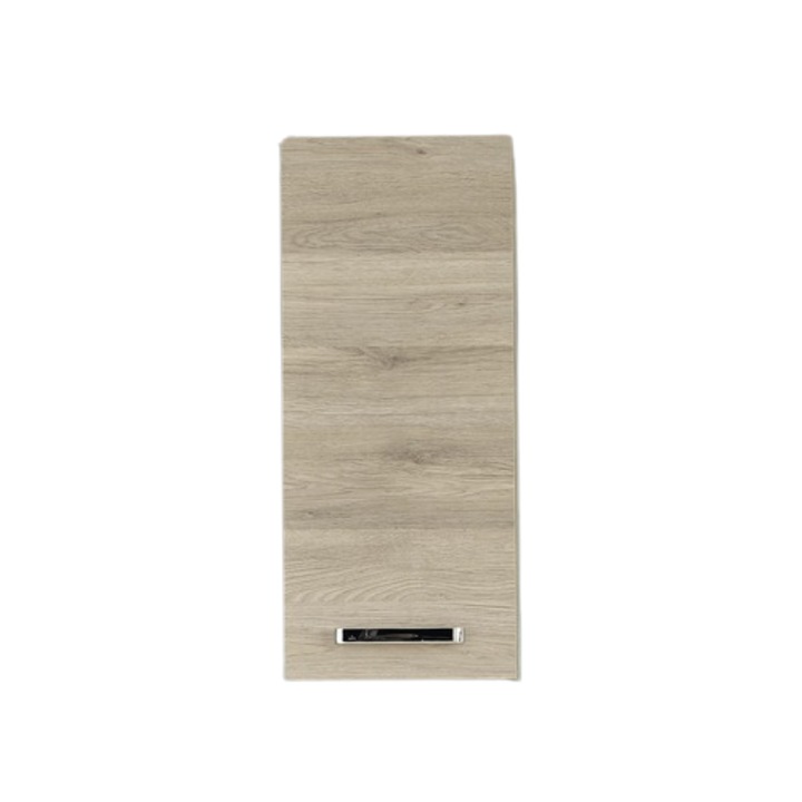 Dulap baie suspendat pelipal Offenbach, 1 usa, PAL, 70x30 cm, stejar