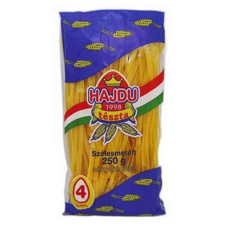 Paste Fainoase Hajdu cu 4 Oua, Taitei Lati, 250 g