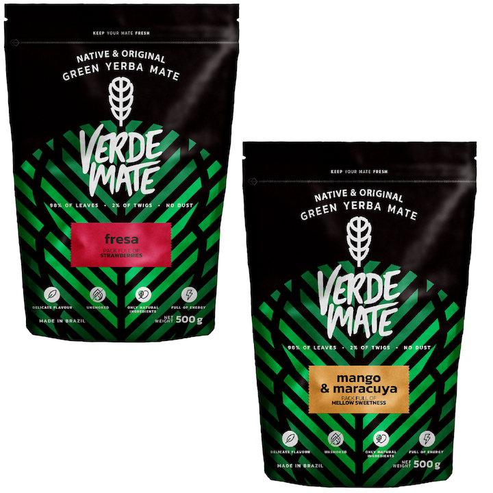 Чай Yerba Mate, Verde Mate 1кг, Ягода, Манго и Маракуя, Ягодов 2 x 500g