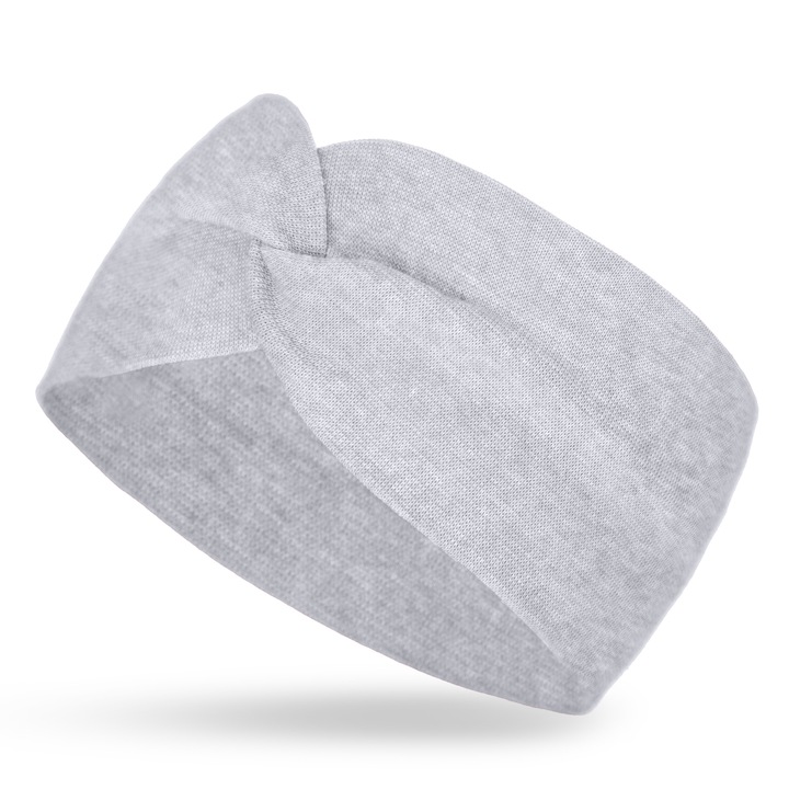 Bentita Twist, Unisex, Marime universala, Nandy, Gri deschis