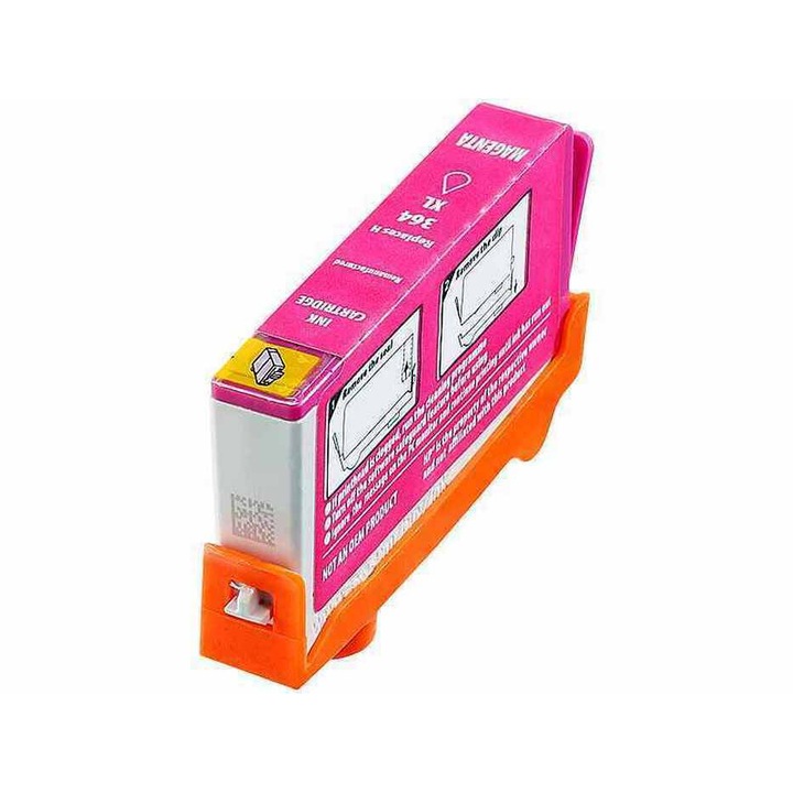 Cartus cerneala (inkjet) TIN compatibil cu HP CB324EE / HP 364XL Magenta - 1250 pagini (10 ml - capacitate mare)