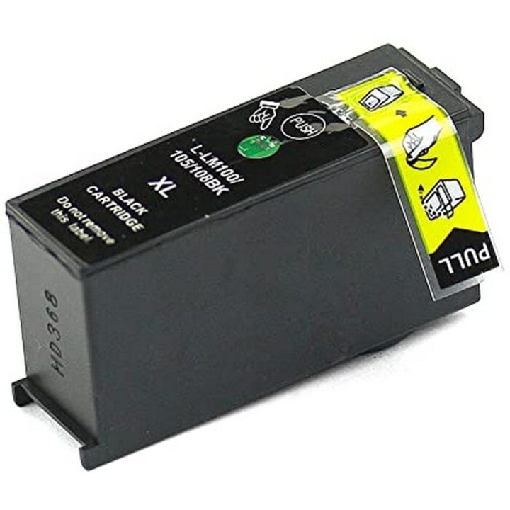 Cartus cerneala (inkjet) TIN compatibil cu LEXMARK 14N1092E / LEXMARK 100XL Black - 600 pagini (capacitate mare)