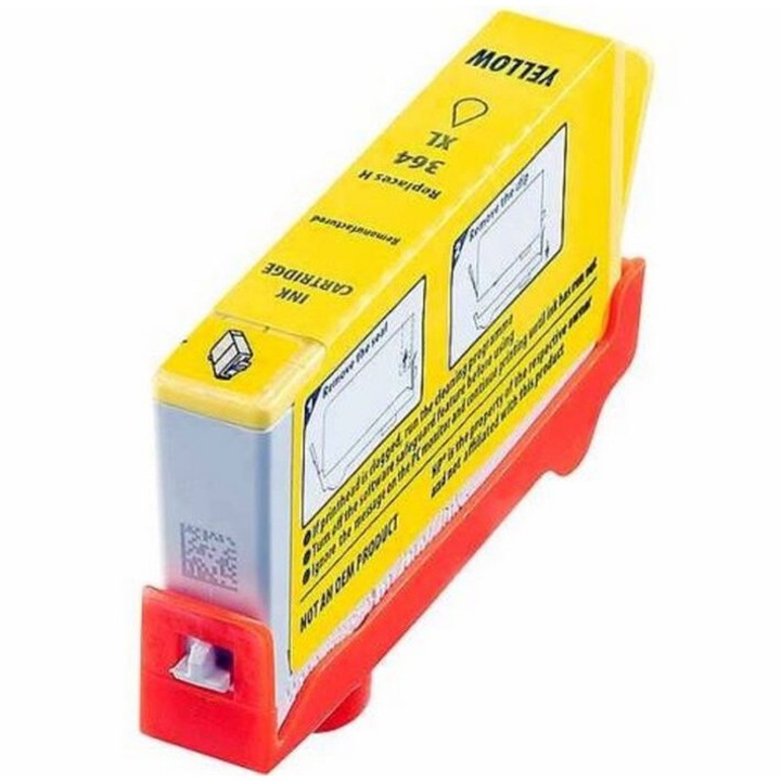 Cartus cerneala (inkjet) TIN compatibil cu HP CB325EE / HP 364XL Yellow - 1250 pagini (10 ml - capacitate mare)