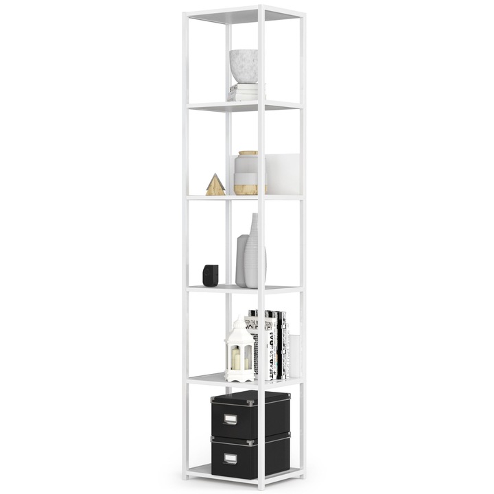 Raft Akord LOFT alb 40x192x32cm laminált 16mm
