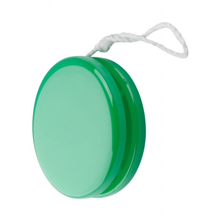 Yo-Yo din plastic, 5 x 1.5 cm, Verde