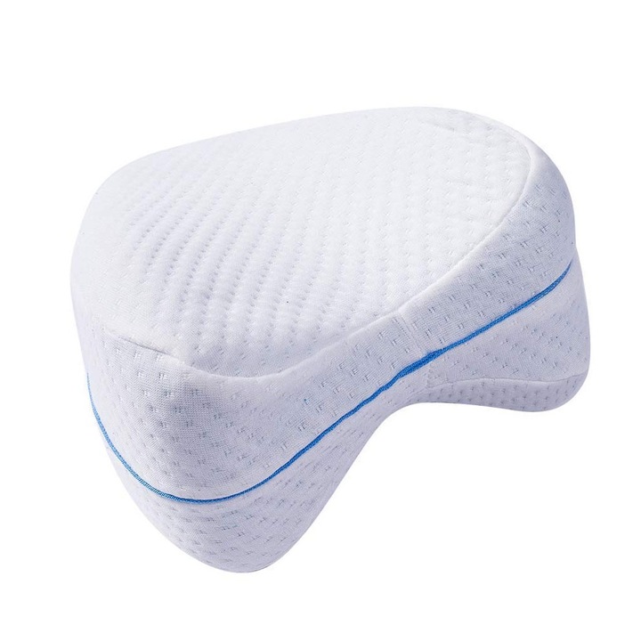 Komfort térd- és lábtámasztó párna, memóriahabos – pihentető vele az alvás
