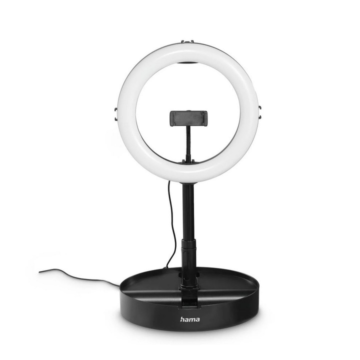 Hama LED lámpa "SpotLight FoldUp 102 II" gyűrűs lámpa, okostelefonokhoz, összecsukható