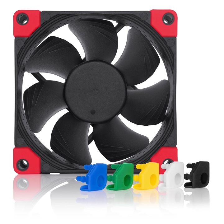 Вентилатор за компютър Noctua NF-A8-PWM-CH.BK.S, 80x80x25mm, SSO2 Bearing, 2200RPM, 4-pin PWM, 12V