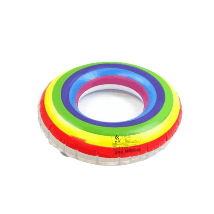 Felfújható öv Rainbow, 90cm, Többszínű,