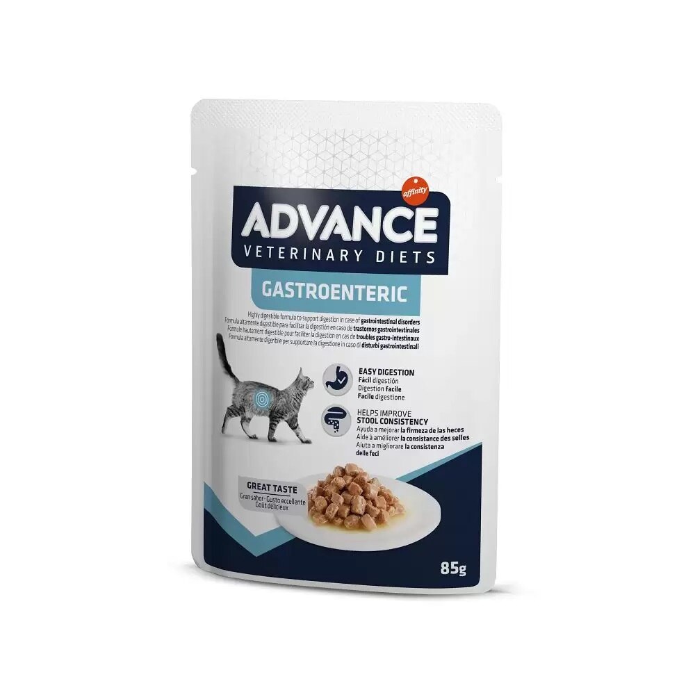 Храна за котки Advance Veterinary Diets Gastroenteric, 85 гр - eMAG.bg