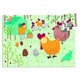 Puzzle Djeco - Closca cu pui