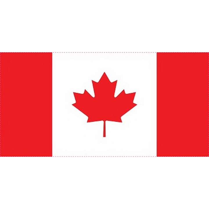 Sticker Drapel Autocolant Canada 10 cm