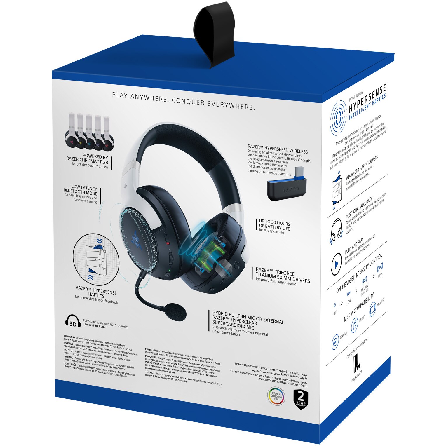 Casti Gaming Razer Kaira Pro Hyperspeed (Playstation Licensed
