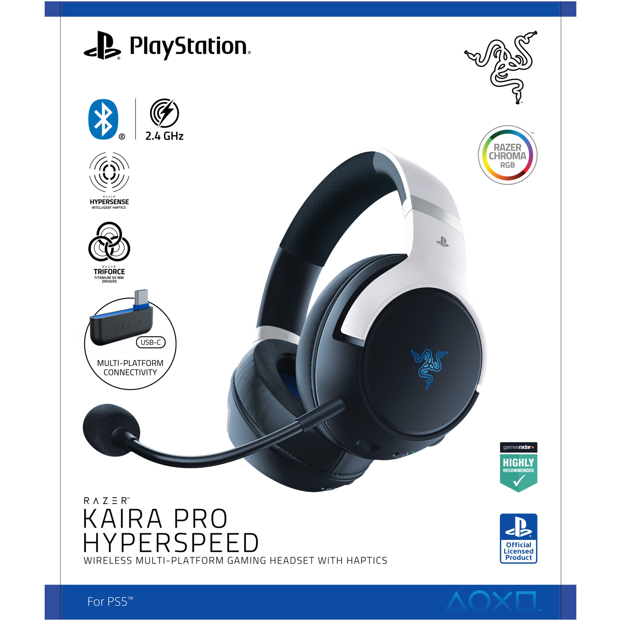 Casti Gaming Razer Kaira Pro Hyperspeed (Playstation Licensed