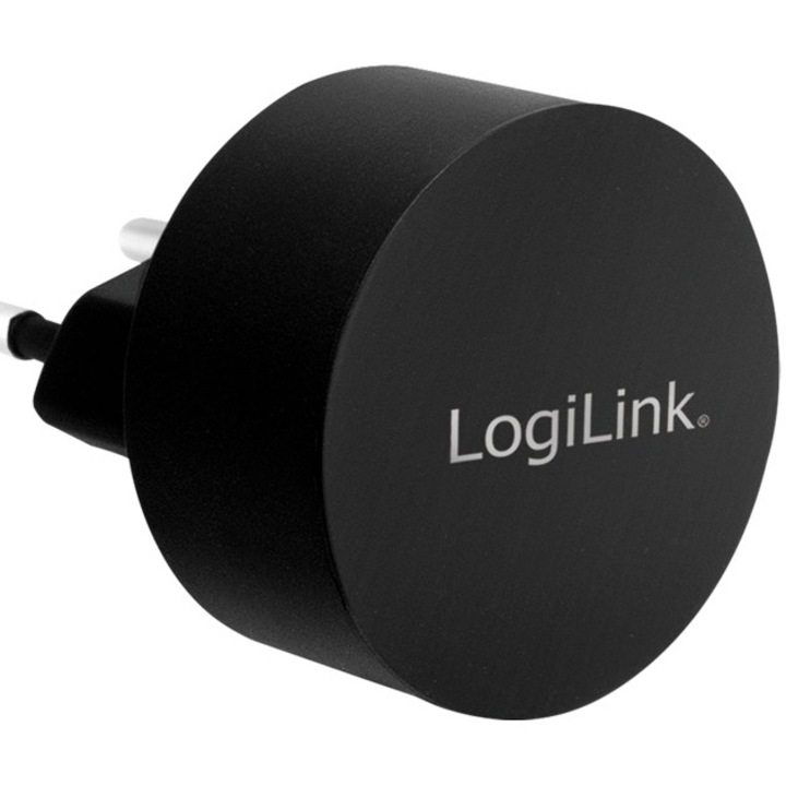 Incarcator retea Logilink 220v, PA0218, universal, 2 x USB-A, maxim 2.1A, 10.5W, suport OCP/OVP/OHP/SCP, Negru