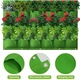 Ghiveci orizontal textil cu 4 compartimente, Merco Horizontal Grow Bag 4, verde, 65 x 30cm