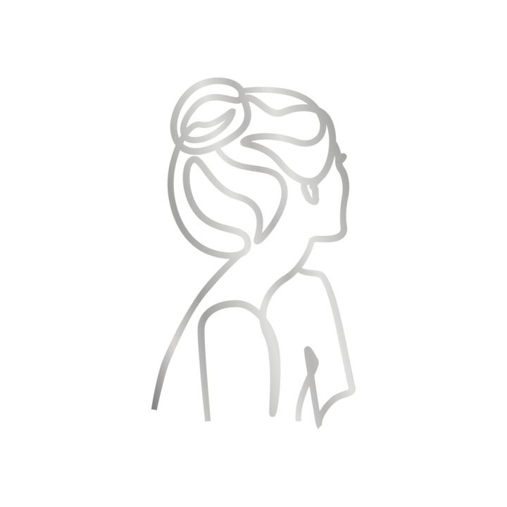 Topper tort Oneline, Girl, Inedit Print, Oglinda Argintie, TC952, 8x15 cm