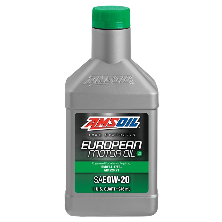 Ulei de motor sintetic Amsoil European Car Formula 0W20 LS, 946ml