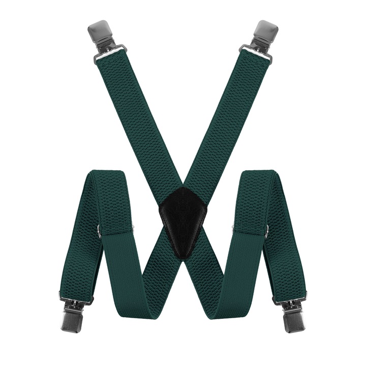 Bretele de schi, Unisex, Aleszale, Verde sticla, 105 cm