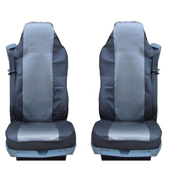 Set huse scaun auto Flexzon pentru camion MERCEDES AXOR, ATEGO, ACTROS, piele eco gri Set huse scaun auto Flexzon pentru camion MERCEDES AXOR, ATEGO, ACTROS, piele eco gri