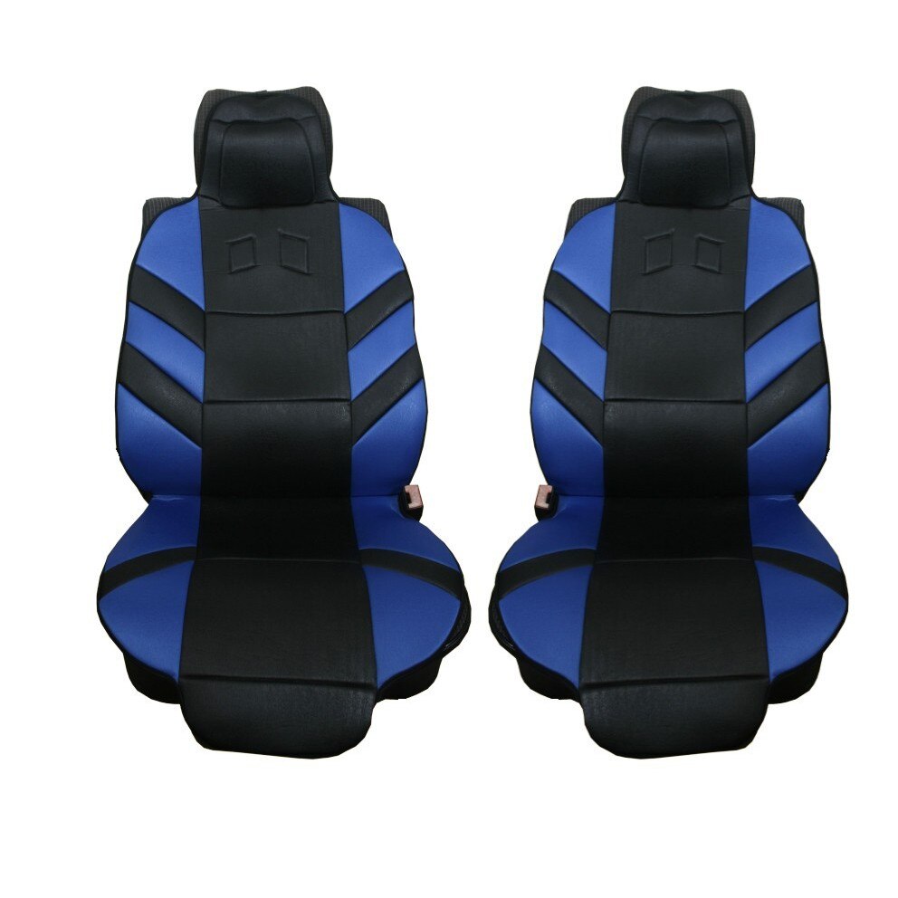 Huse scaune auto fata Flexzon, universale, albastru 1+1