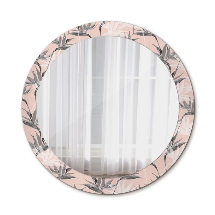 Fali tükör, Wallfluent, Utcai, Kerek, Többszínű, Ø80 cm, 010090550110300013308