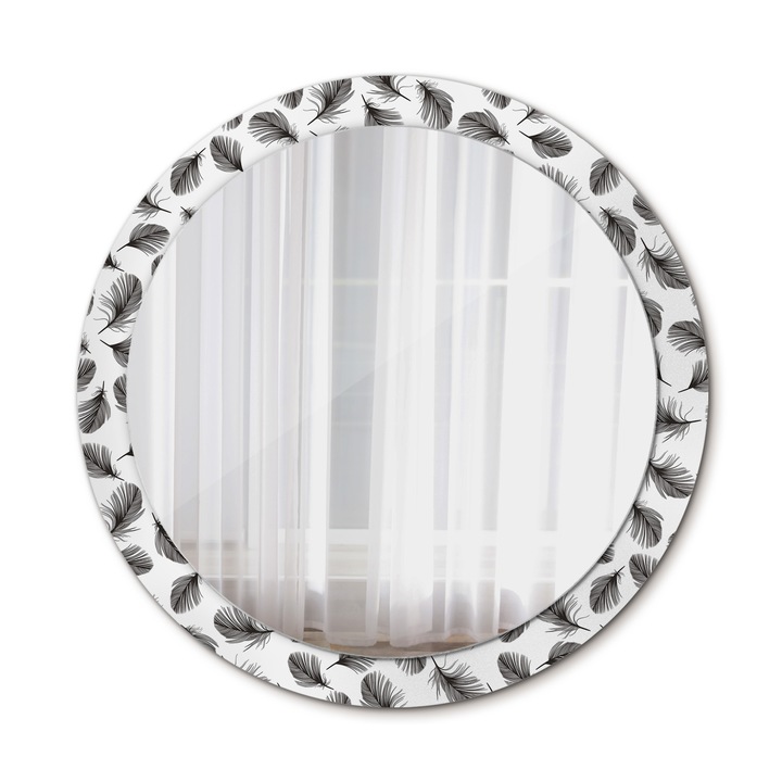 Fali tükör, Wallfluent, Toll, Kerek, Többszínű, Ø90 cm, 010090550120300012787