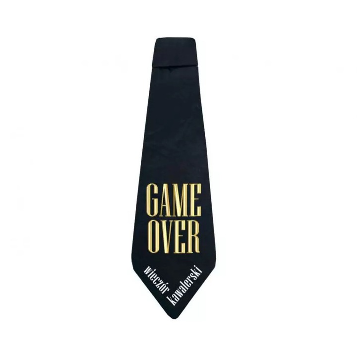 Cravata Game Over 10x32 cm