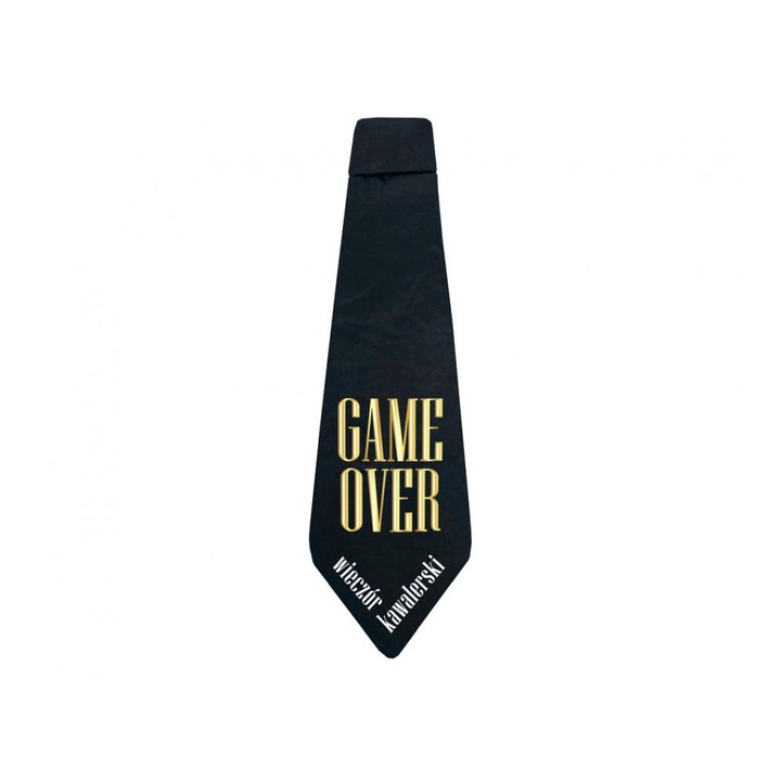 Game over nyakkendő 10x32 cm