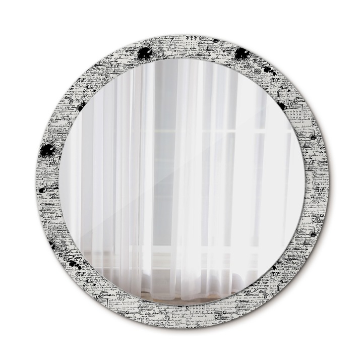 Fali tükör, Wallfluent, Biletel, Kerek, Többszínű, Ø90 cm, 010090550120300072606