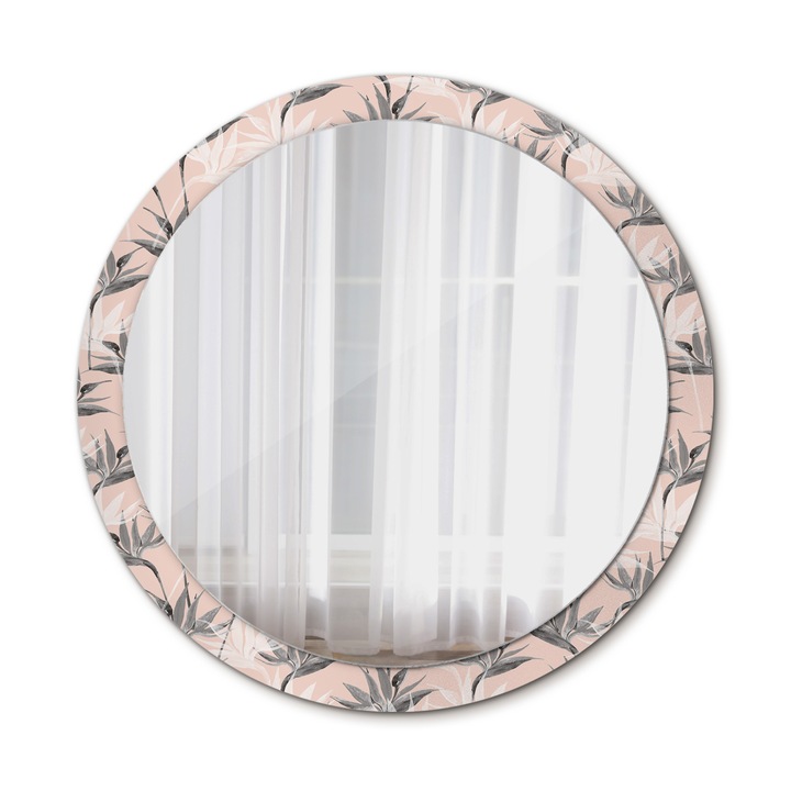 Fali tükör, Wallfluent, Utcai, Kerek, Többszínű, Ø100 cm, 010090550130300013308