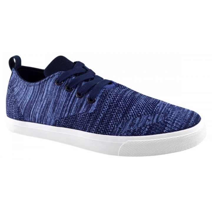 888112296-Navy kek textil ferfi tornacipo