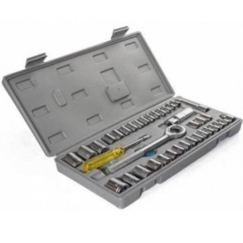 Trusa de 40 chei tubulare Blasko + clicket